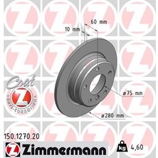 Zimmermann FREN DISKI ARKA BMW E36 1991-1998 E46 1997-2005 34216864051 (2 ADET)