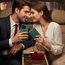 Ermer IPHONE 11 Için Magsafe Cüzdanlı Mıknatıslı Lüks Deri Kılıf