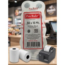 Pos Rulo Termal Pos Rulosu 56X16 100 Adet