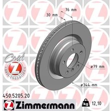 Zimmermann FREN DISKI ON RANGE ROVER 3 VOGUE L322 2005-2012 SDB500181 SDB500182