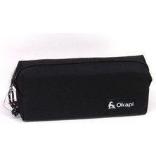 Okapi (OKP-110/S) Kalem Çantası Siyah Renk Tek Gözlü