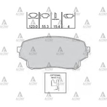 Maher FREN BALATA GRAND VITARA 2003-2006 / XL7 ÖN 55200 50J02