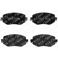 AUTOTECH Ön Fren Balatası Renault Megane 4 2015 Tüm Motor Tipleri G:129MM Y:58.4 mm K:18MM 410603407R