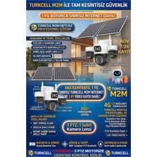 Kadraj 3 Kamera Hareketli 4g Kamera, 4 Kameralı, 2 Solar Panelli, 59WH Yüksek Batarya, Alarm , Insan Algılama