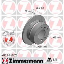 Zimmermann FREN DISKI ARKA MERCEDES W463 B901B904 . VW LT 1928-1935-46 A9014230812 2D0501601 (2 ADET)