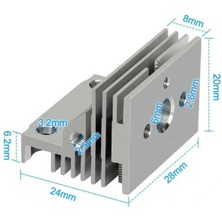 Teknik Filament 3D Creality K1, K1 Max Hotend Soğutucu Blok