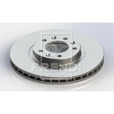 Frendi Ön Fren Aynası 407 1.6hdı 1.8-2.0165-2.0HDI 2004 607 2.0 2000 508 2010 283X26X5DLXHAVALI 4246 P7