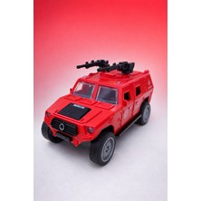 Avelon Premium 12 cm Itfaiye Zırhlı Oyuncak Araç – Açılır Kapı, Döner Taretli Kurtarma Aracı