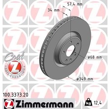 Zimmermann Fren Diski A4 A5 A6 A8 Q5 Q7 Touareg 4M0615301AB 4M0615301AN 4M0615301P