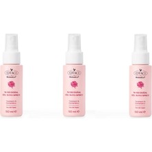 Otacı %100 Doğal Gül Suyu Yüz Spreyi Üçlü Paket 50 ml Tüm Cilt Tipleri İçin Temizleyici Ferahlatıcı Etki