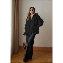 Büzgü ve Kol Detaylı Gömlek