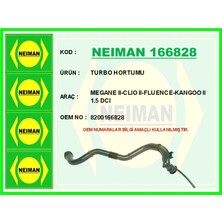 Bescher Turbo Hortumu Clıo 2 1998-2005 Megane 2 2002-2008 1.5dcı K9K 8200166828
