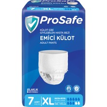 Prosafe Külotlu Yetişkin Hasta Bezi Xlarge (130-170 Cm) Islaklık Göstergeli Emici Külot – 7’lu Tanışma Paketi