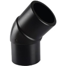 Ronanna Tega Hdpe Spigot Açık Dirsek 125 mm 45 Derece