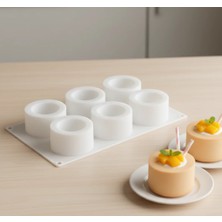 Tinky Winky Profesyonel Silikon Fransız Pasta Kalıbı – Ortası Çukur