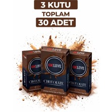 Karahanbey Oxlove Chocolate Aromalı Prezervatif 10'lu 3 Kutu