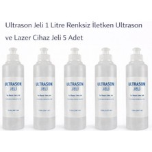 Karahanbey Ultrason Jeli 1 Litre Renksiz Iletken Ultrason Cihaz Jeli 5 Adet