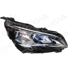 GVA Sağ Far Peugeot P3008 2016 P5008 2016 Actıve-Gündüz LED Farlı 1616878080 1686413380