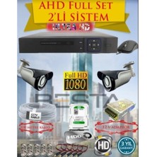 Karahanbey 2mp Ahd 1080P Gece Görüşlü 2 Kameralı Güvenlik Sistemi ( 500GB HDD )