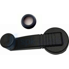 SPK Cam Açma Kolu Pullu Siyah R9 97 Yenı MODEL.-R11-R19-R21-EXPRESS 7702253025 7702253988 (4 Adet)