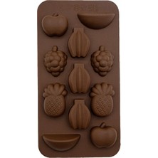 Tinky Winky Meyve Figürlü Silikon Kalıp 11’li – Çikolata, Mum & Sabun Kalıbı