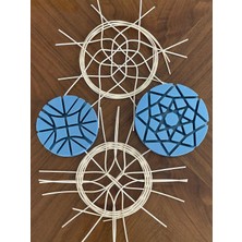 Mady Aksesuar Rattan Örme Kalıbı, Şablon, Pattern, Template Model No -31-, -39- Ikili Set