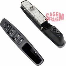 Sagem Cam Açma Düğmesi Panelli Ön Sol Megane 3-Fluence Tek Soket 809610016R