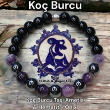 Koç Burcu Doğal Taş Bileklik