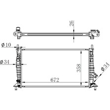 GVA MOTOR SU RADYATORU FOCUS 2 FOCUS 2 C MAX 1.6TDCI 2.0TDCI 1.6 1.8 2004-2008 C MAX 2.0 165 1.6TDCI