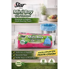 Karahanbey Mini Boy Torbası 40'lı 1 Paket 40X50 cm Dayanıklı Sızdırmaz Küçük Boy Poşeti
