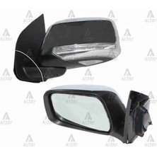 Taiwan AYNA DIŞ DİKİZ PICKUP 2008 NAVARA ELEKTRİKLİ ISITMALI SİNYALLİ OTOMATİK KATLANIR KROM SOL 96302