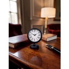 Karahanbey Black Heritage 25 x 20 cm Metal Masa Saati