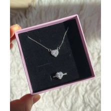 Kalpli Set Ciddi Ilişki Yüzüğü ve Kolyesi