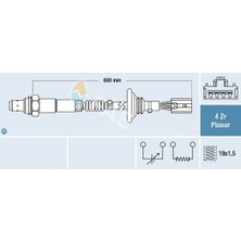 FAE OKSIJEN SENSORU VOLVO S40 1 644 2.0 T4 2000-2003 540 645 2.0 T4 2000-2004 30630131 9125372 9202721