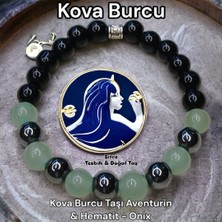 Kova Burcu Doğal Taş Bileklik
