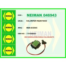 Bescher Kalorıfer Rezıstansı Megane-Scenıc 7701046943