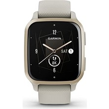Garmin Venu® Sq 2 - Music Edition, Gps, All-Day Health Watch, Long-Lasting Battery Life, Amoled Display, Cream Gold And French Gray Gray