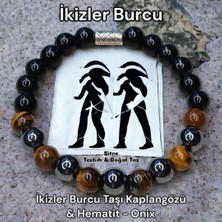 Ikizler Burcu Doğal Taş Bileklik
