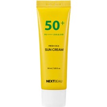 Nextbeau Fresh Cica Sun Cream – Yatıştırıcı ve Yenileyici Yüksek Korumalı Güneş Kremi (SPF50+ Pa++++)