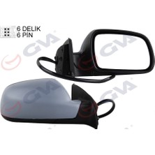 GVA DIŞ DİKİZ AYNASI SAĞ 307 2002 ELEKTRİKLİ ISITMALI ASTARLI SENSÖRLÜ KONVEKS 6 FİŞ VM-207EHPSR 8149