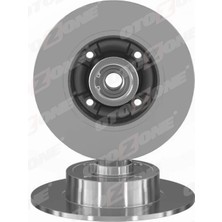 Otozone Arka Fren Aynası Renault Megane 2 2002 Modus 2004 Clıo 3 2005 240X82.5X4DELİK Rulmanlı Abs