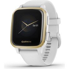 Garmin Venu Sq, With Bright Touchscreen, Up To 6 Days Of Battery Life, Light Gold And White - 010-02427-01