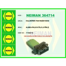 Bescher Kalorifer Fan Rezistansı Albea-Palıo-Stılo 4 Pinli 77364714