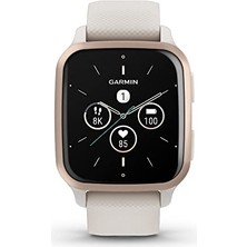 Garmin Venu® Sq 2 - Music Edition, Gps, All-Day Health Watch, Long-Lasting Battery Life, Amoled Ekran, Peach Gold ve Ivory