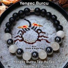 Yengeç Burcu Doğal Taş Bileklik