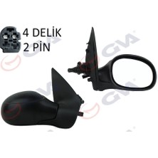 GVA DIŞ DİKİZ AYNASI SAĞ 206 1998 MEKANİK ISITMALI SENSÖRLÜ KONVEKS 2 FİŞ VM-206HSR 8148 XZ