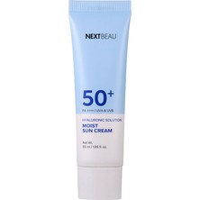 Nextbeau Hyaluronic Solution Moist Sun Cream – Yoğun Nemlendirici ve Koruyucu Güneş Kremi (SPF50+ Pa++++)