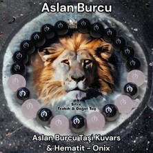 Aslan Burcu Doğal Taş Bileklik