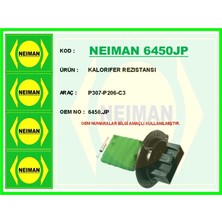 Bescher Kalorıfer Rezıstansı P307-P206-C3 6450 Jp