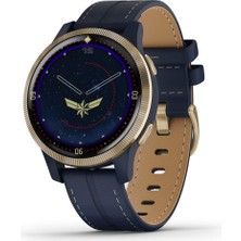 Garmin Legacy Hero Series, Marvel Kaptan Marvel Inspired Premium Bir Kaptan Marvel Inspired App Experience, Gold, 40MM (010-02172-41)